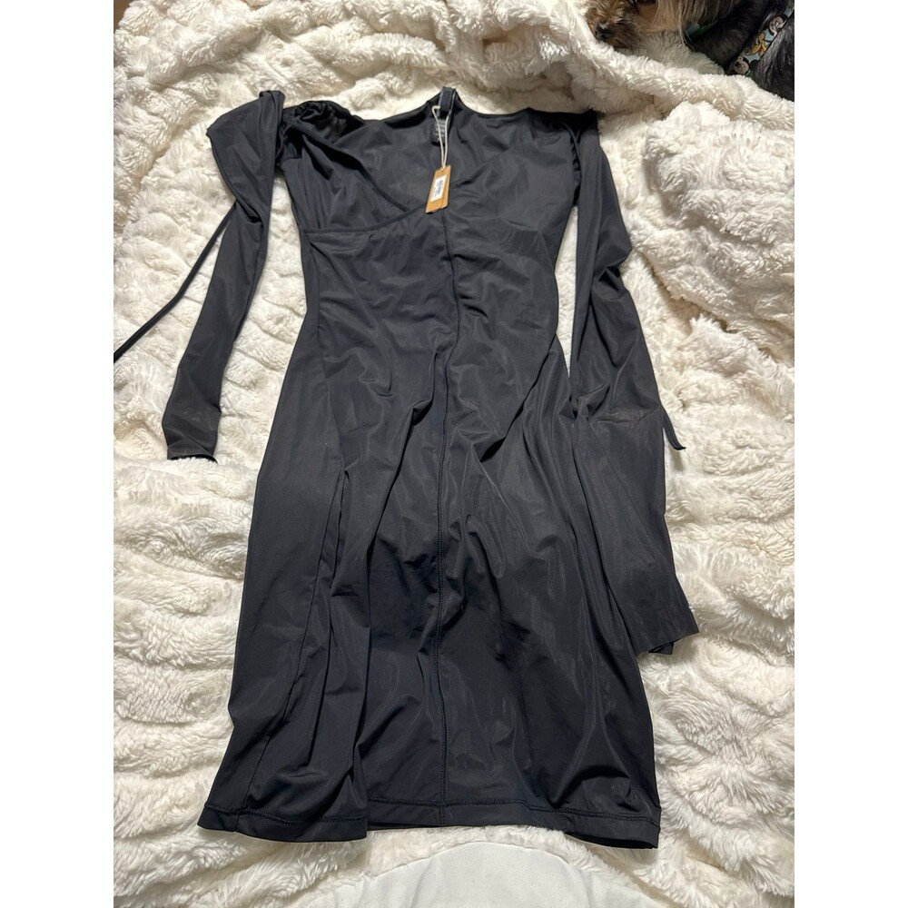 SKIMS Jelly Sheer Off The Shoulder Dress - Picture 4 of 5